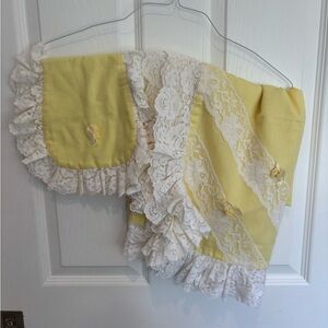 VTG baby blanket & burp cloth